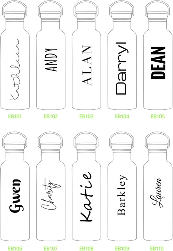 Vista 2 de Botella de agua aislada personalizada de 25 oz (25.4 fl oz) de acero inoxidable de alta calidad de doble pared al vacío, botella elemental mejor