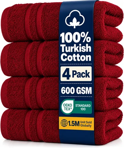 Vista 46 de Hawmam Linen - Juego de toallas de algodón turco original prémium, calidad de hotel para máxima suavidad y absorción, para cara, manos, cocina