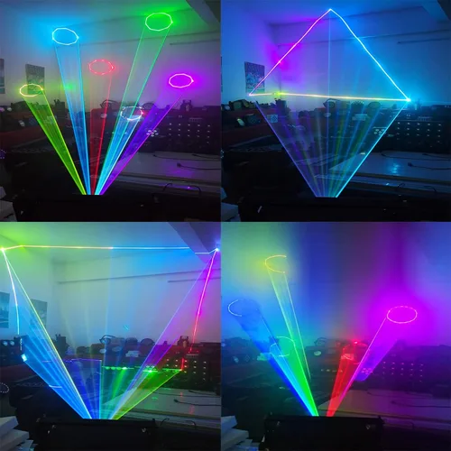Vista 3 de JUNMAN Luces a todo color de la etapa del disco de DJ de la luz del efecto