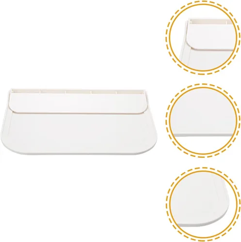 Vista 9 de 2 estantes flotantes plegables montados en la pared con fuerte capacidad de carga para cocina, baño, dormitorio, almacenamiento y organización