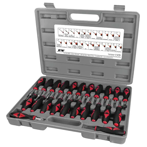 Vista 9 de Performance Tool W9053 Kit de liberación rápida de terminales de liberación rápida con herramienta de paquete de clima y estuche de almacenamiento