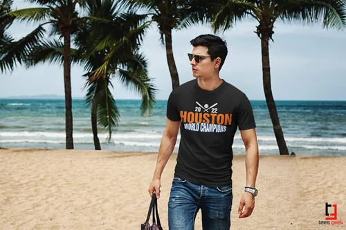 Vista 6 de Houston World Champions 2022 Championship - Camiseta para hombres y mujeres para adultos