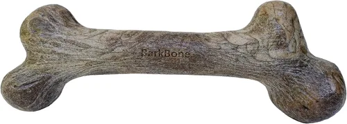Vista 8 de Pet Qwerks Dinosaur BarkBone - Hueso de perro de nailon para masticadores agresivos, sabor tocino, 6.5 pulgadas