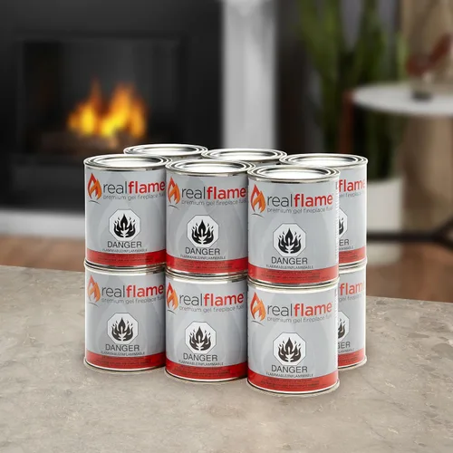 Vista 3 de Gel combustible Real Flame, 12 unidades, Blanco