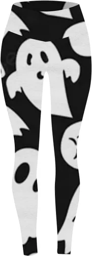 Vista 2 de Ropa de otoño para mujer, Halloween, 2023, calidad premium, estampado de gato, leggings para correr, regalos para mujer