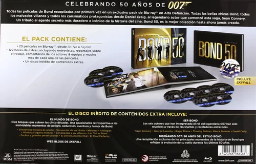 Vista 2 de Bond 50 Aniversario - Colección Completa 23 Títulos 1 Blu-ray