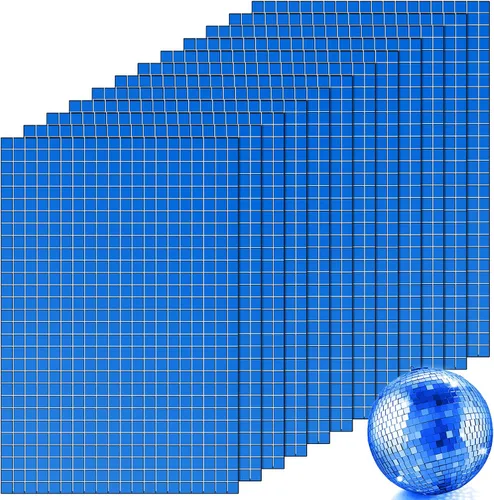 Vista 17 de Azulejos de mosaico autoadhesivos para proyectos de manualidades, 0.197 x 0.197 in (verde, 7200 piezas)