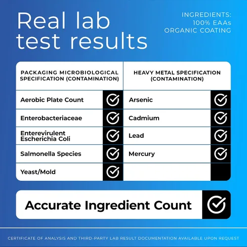 Vista 6 de Ultimate Suplemento de aminoácidos esenciales 100% para definición, ayuno y entrenamientos - Los 9 EAA, 40% leucina - Proporción BCAA ideal