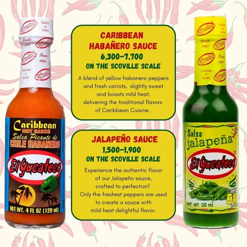 Vista 5 de El Yucateco Paquete variado de salsa picante - 6 sabores