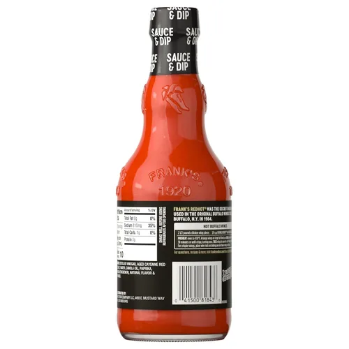 Vista 24 de Frank's RedHot Salsa picante para alitas de búfalo, 12 fl oz