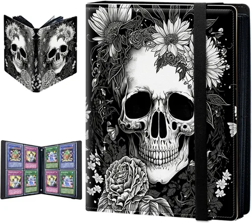 Vista 7 de Carpeta de tarjetas intercambiables, 4 bolsillos para tarjetas intercambiables, soporte para tarjetas de intercambio de tarjetas, bolsillos de doble