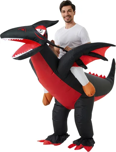 Vista 6 de DAHAKII Disfraz inflable de Navidad, decoración de Navidad, disfraz inflable para adultosdesfile de Navidad