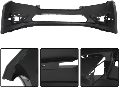 Vista 4 de LABLT Cubierta de parachoques delantero imprimada Fascia de reemplazo para Fusion 2010 2011 2012 AE5Z17D957BAPTM FO1000650