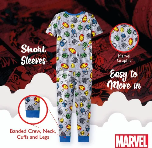 Vista 5 de Marvel Boys Team 4 Piece Sleep Set