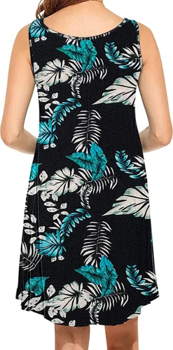 Vista 3 de MOLERANI Vestido holgado simple y casual para mujer