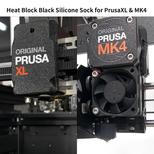 Vista 3 de FYSETC Accesorio de impresora 3D Prusa - MK4 MK4S Calentador Bloque de Silicona Calcetín: Parte Hotend Aislar Proteger Boquilla de extremo caliente