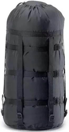 Vista 3 de Inc. Oficial US camping al aire libre grande 2 persona negro 3 estaciones nylon saco de dormir