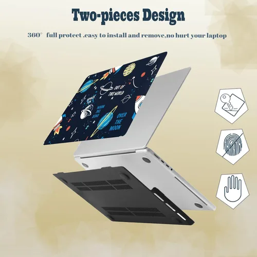 Vista 35 de Carcasa para laptop MacBook Air de 11 pulgadas 2015 2014 2013 2012 2011 2010 versión modelo A1465 A1370, Air 11.6 pulgadas a presión funda rígida