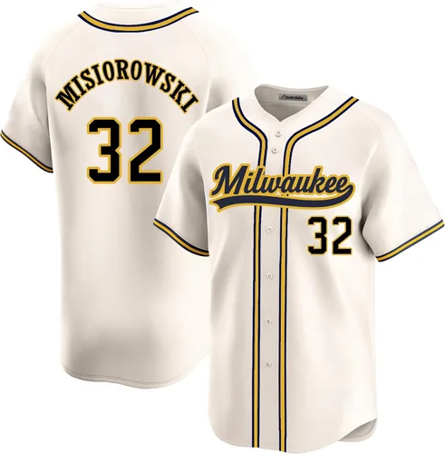 Vista 31 de Camiseta cosida de béisbol Milwaukee personalizada para hombres/mujeres/jóvenes para fanáticos de los deportes
