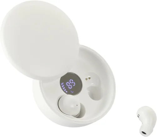 Vista 11 de Mini auriculares Bluetooth invisibles, ergonómicos inalámbricos con calidad de sonido premium y emparejamiento automático de un solo paso (beige)