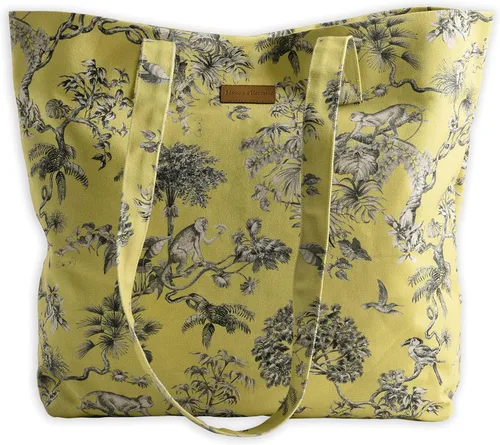 Vista 51 de Maison d' Hermine - Bolsa de lona de algodón reutilizable para mujeres, con asa para el hombro, bolsas a granel para compras y viajes