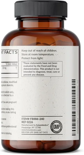 Vista 5 de Futurebiotics La raíz de valeriana promueve la relajación sin OMG, 240 cápsulas vegetarianas