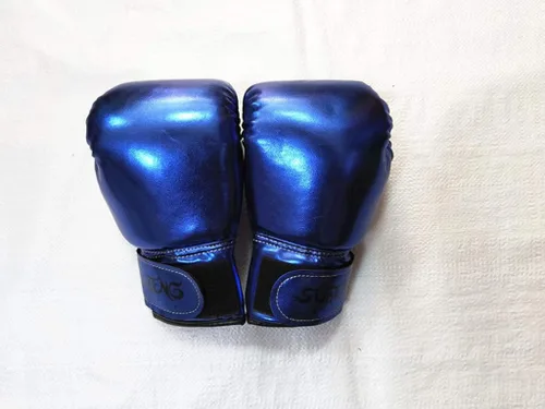 Vista 3 de SSDXY Guantes de boxeo para niños de dibujos animados artes marciales mixtas guantes de entrenamiento de boxeo de piel sintética para niños y niñas
