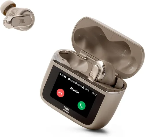 Vista 5 de JBL Tour Pro 3 - Paquete de auriculares inalámbricos con cancelación de ruido con funda gSport (late)