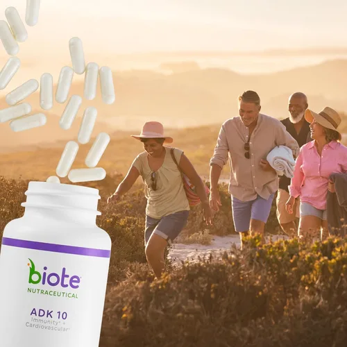 Vista 4 de Biote Nutraceuticals - ADK 10 - Inmunidad + Cardiovascular (90 Cápsulas)