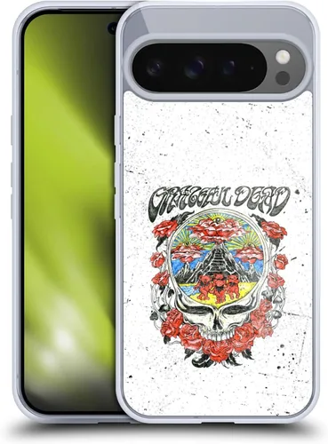 Vista 308 de Head Case Designs Funda de gel con licencia oficial de Grateful Dead Bear Trends [protección de grado militar] compatible con Google Pixel 3