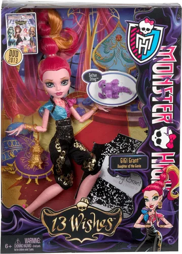 Vista 9 de Monster High Muñeca Gigi Grant de 13 deseos