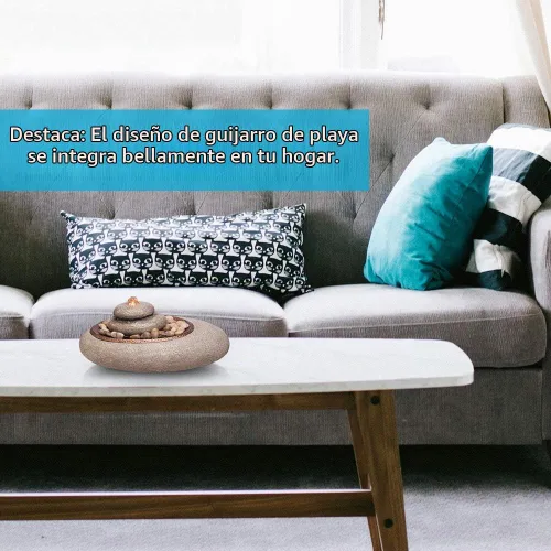 Vista 4 de Homedics Mirra Oceanside Fuente de Relajación - Decoración Serena para el Hogar