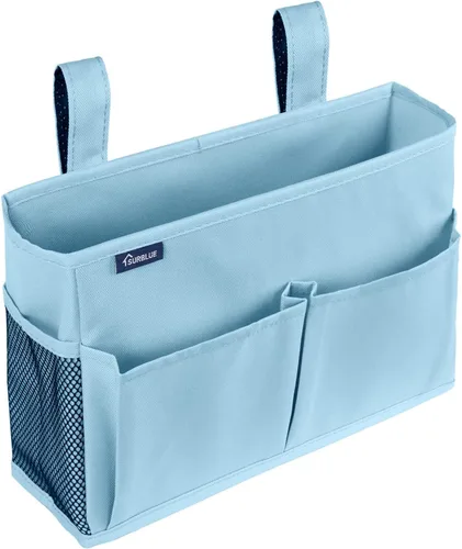 Vista 60 de Surblue Organizador de cama colgante para mesita de noche, bolsa de almacenamiento con bolsillo para literas y camas de hospital, habitaciones