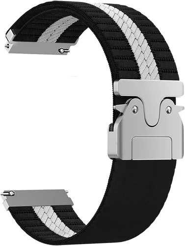 Vista 16 de CARBINOX Correa duradera de 0.866 in compatible con relojes inteligentes ajustables, ajuste seguro