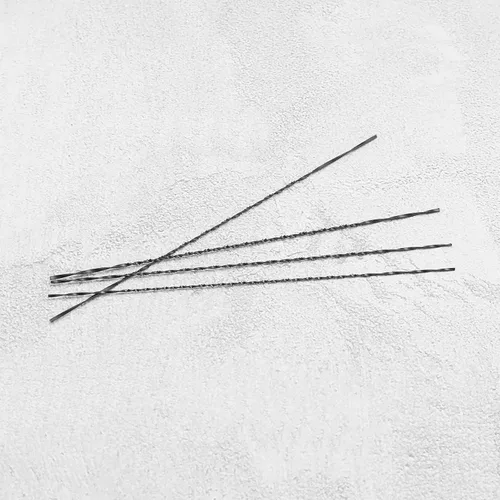 Vista 6 de Create idea Juego de 24 hojas de sierra de desplazamiento con dientes en espiral para cortar madera, plástico, corte de madera, modelado