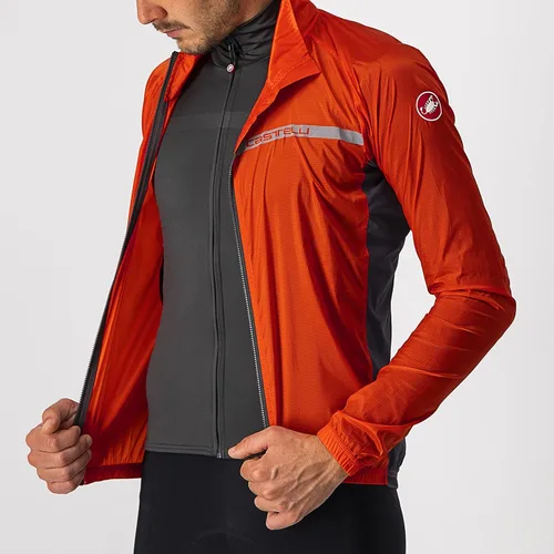 Vista 5 de Castelli Chaqueta elástica de ciclismo Squadra para ciclismo de carretera y grava, ciclismo I