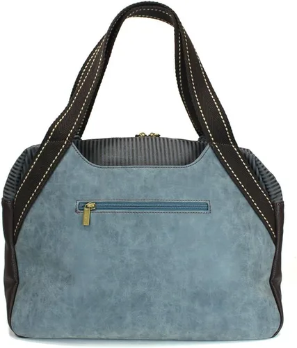Vista 2 de CHALA Bolso Bowling Zip Tote Garden Creature Colecciones Indigo (Bluebird), Azul Pájaro