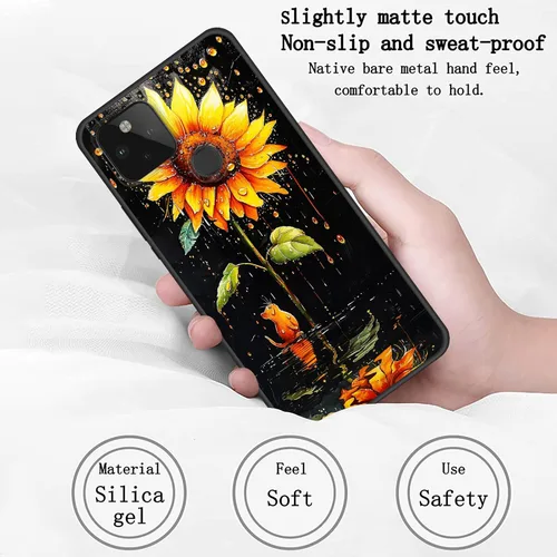 Vista 305 de Funda delgada para Google Pixel 4 XL, funda delgada de silicona de TPU suave a prueba de golpes para Google Pixel 4 XL, astronauta Galaxy