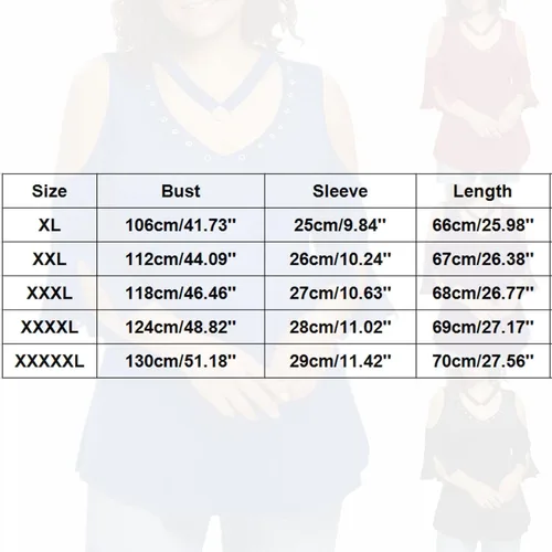 Vista 6 de Blusa casual de verano para mujer, cuello en V, media manga, blusa casual de verano al aire libre para mujer, camisetas y blusas sin mangas