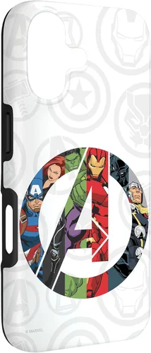 Vista 3 de Marvel Avengers - Carcasa con logotipo de superhéroes para iPhone 17