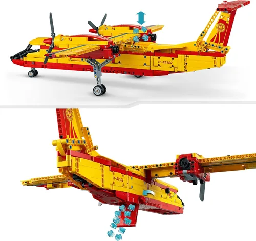 Vista 3 de LEGO Technic Firefighter Aircraft 42152 Modelo Avión Juguete para Niños