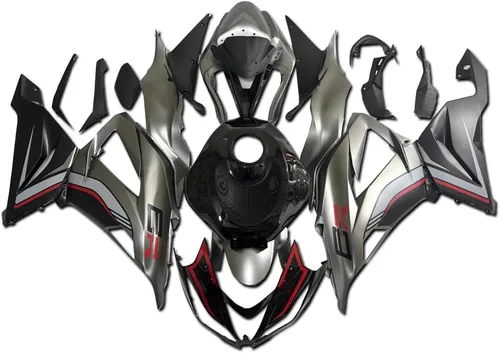 Vista 19 de Carenado negro brillante para Kawasaki Ninja 2013-2018 ZX6R 636 001 Negro Brillante