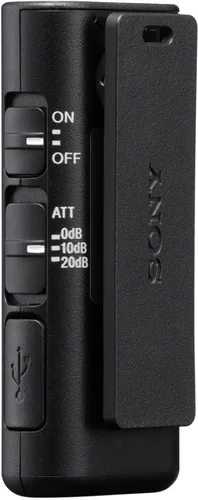 Vista 8 de Sony ECM-W2BT - Paquete de micrófono inalámbrico digital Bluetooth con micrófono Lavalier estéreo compacto y adaptador de corriente de dos puertos