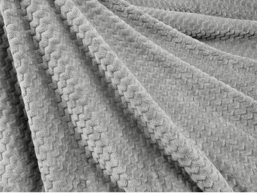 Vista 6 de PAVILIA manta de forro polar sherpa prémium, suave, acolchada, reversible, cálida y acogedora de microfibra lisa para sofá