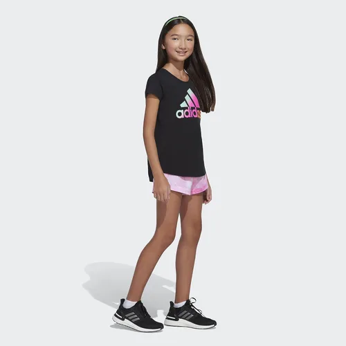 Vista 4 de adidas Pantalón corto tejido estampado para niña