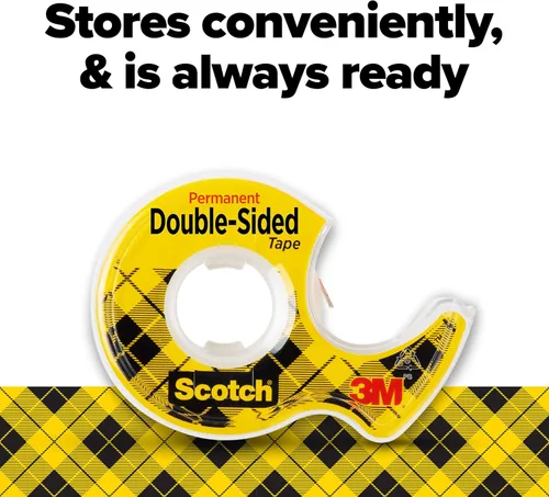 Vista 7 de Scotch Cinta adhesiva de doble cara con dispensador de cinta
