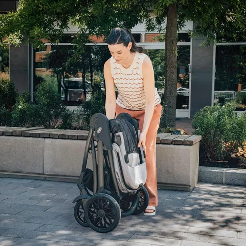 Vista 6 de Chicco Corso LE ClearTex Sistema de viaje modular, cochecito modular Corso LE con asiento y base KeyFit Max ClearTex para automóvil infantil