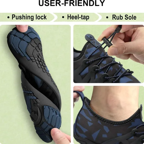 Vista 4 de BULLIANT Zapatos de agua para hombre zapatos unisex para hombre y mujer zapatos de natación para senderismo