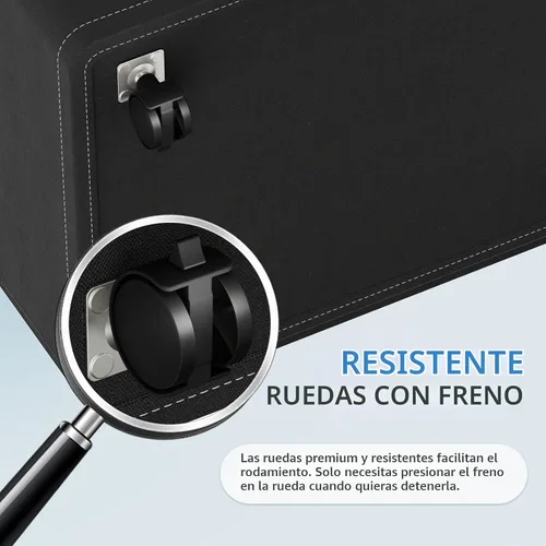 Vista 4 de HomeHacks - Cesta de lavandería rodante de 75L con ruedas, cesta de ropa plegable e impermeable, cesta de ropa móvil, contenedores de almacenamiento
