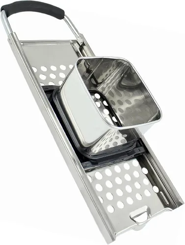 Vista 10 de Zoie + Chloe, tapa de acero inoxidable para preparar Spaetzle, con espátula, Round